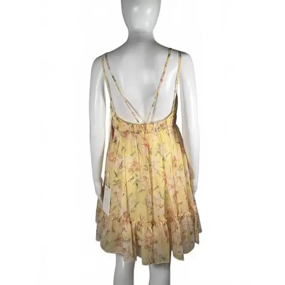 MAC DUGGAL Ieena Floral Minidress Size 2